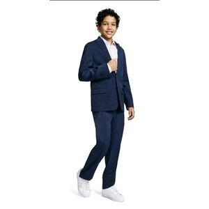 Calvin‎ Klein Boys Size 10 Blue 2 Piece Formal Suit Blazer Jacket Set NWTS